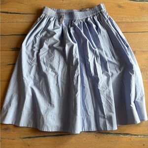 Banana Republic Light Blue A-Line Skirt